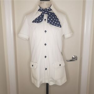 70s Country Miss Buttonup Top Kerchief Set